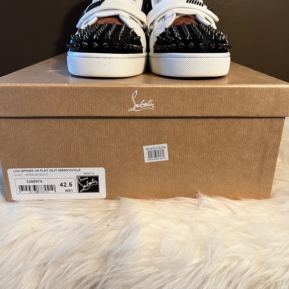 christian louboutin spikes vs flat gilt mimo/vv/clf - Picture 6 of 13